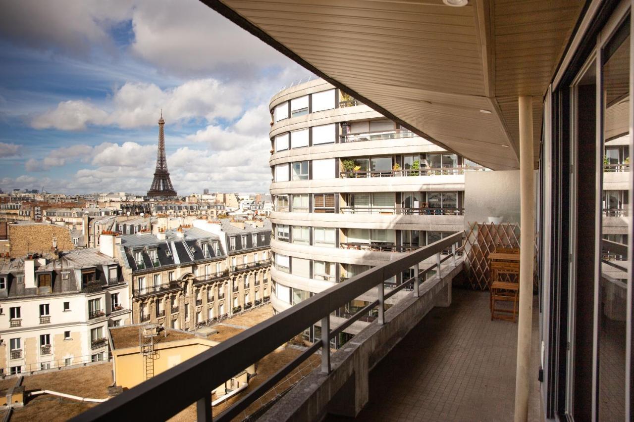 Appartement Vue Tour Eiffel Париж Экстерьер фото